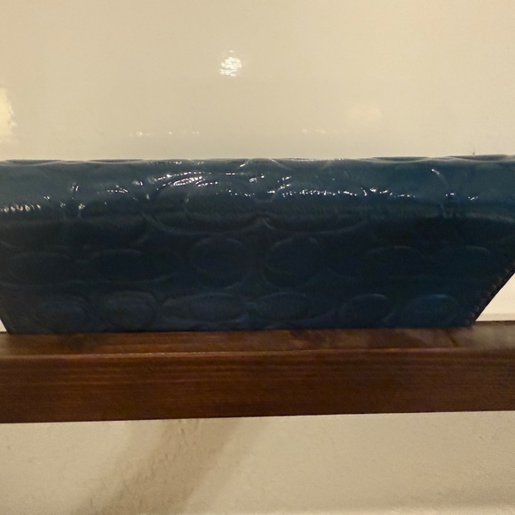 Coach teal wallet (NWT) - Picture 3 of 6